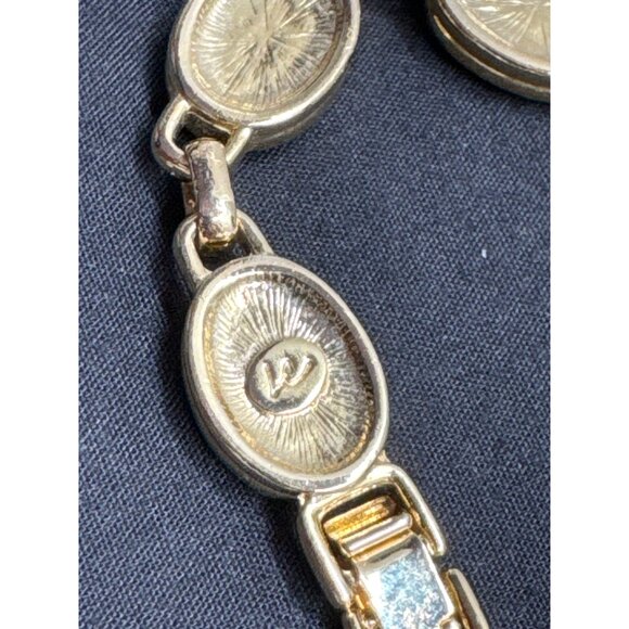 Lauren Conrad Brown Green Fall Colored Gold-Tone Bracelet 7” - Picture 4 of 5